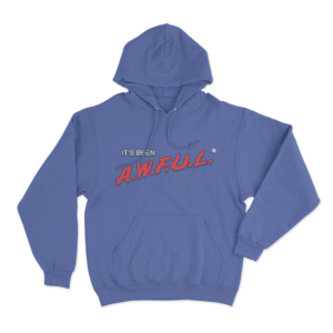 Isaiah Rashad A.W.F.U.L. Unisex Hoodie Blue
