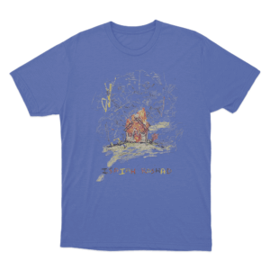 Isaiah Rashad Burning House Unisex T Shirt Blue