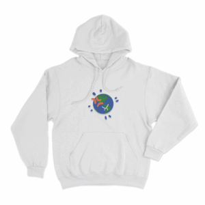 Isaiah Rashad Earth Unisex Hoodie White